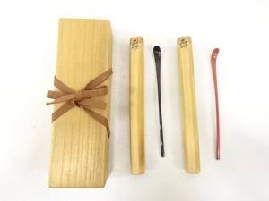 漆塗り　茶杓　一双